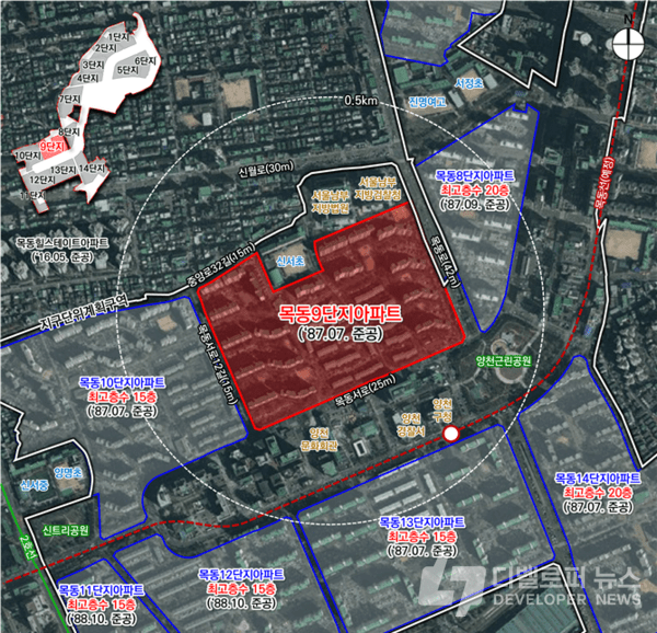 목동9단지, 최고 49층·총 3957세대 대단지로…정비계획안 ‘수정가결’